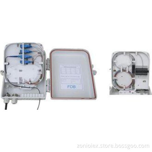 High Impact Plastic Fiber Distribution Box CATV For FTTH Pr